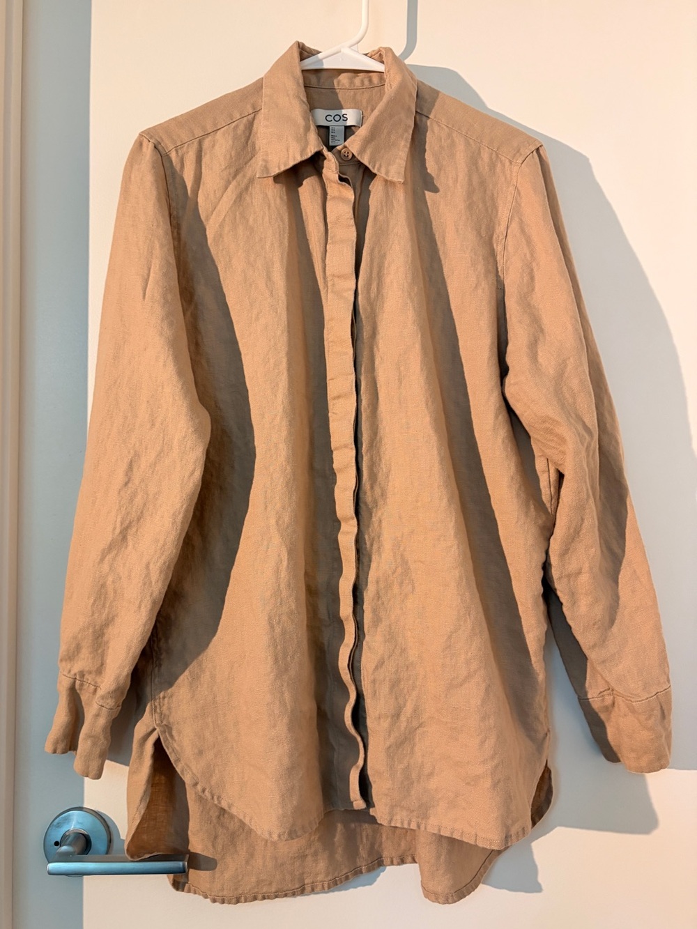 COS linen button up